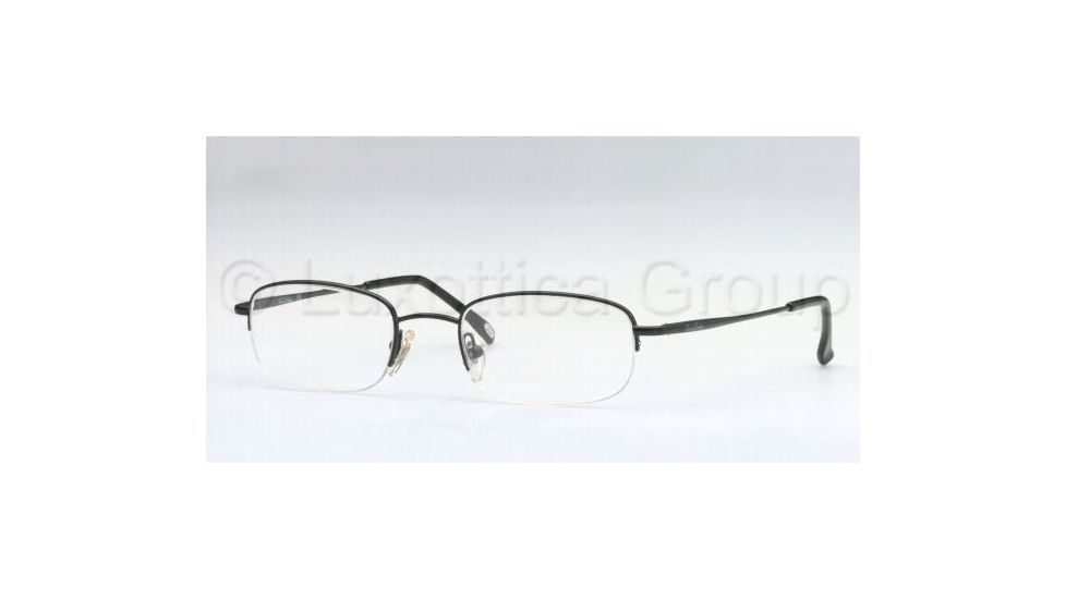 Brooks Brothers Eyeglasses BB306 with Rx Prescription Lenses, Select Frame Color / Lens Diameter Matte Black Frame / 47 mm Prescription Lenses