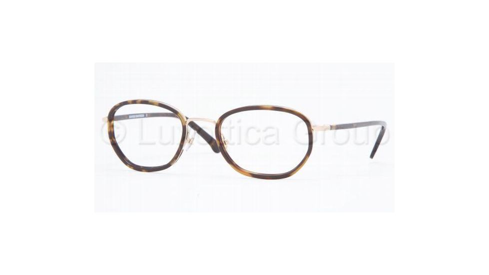 Brooks Brothers Eyeglasses BB460 with No-Line Progressive Rx Prescription Lenses 1292-5121 - Dark Tortoise 