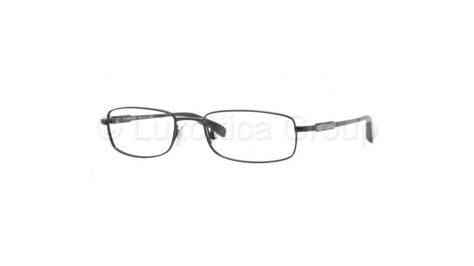 Burberry BE1137 SV Prescription Eyeglasses, Shiny Black Frame / 51 mm Prescription Lenses, 1051-5118