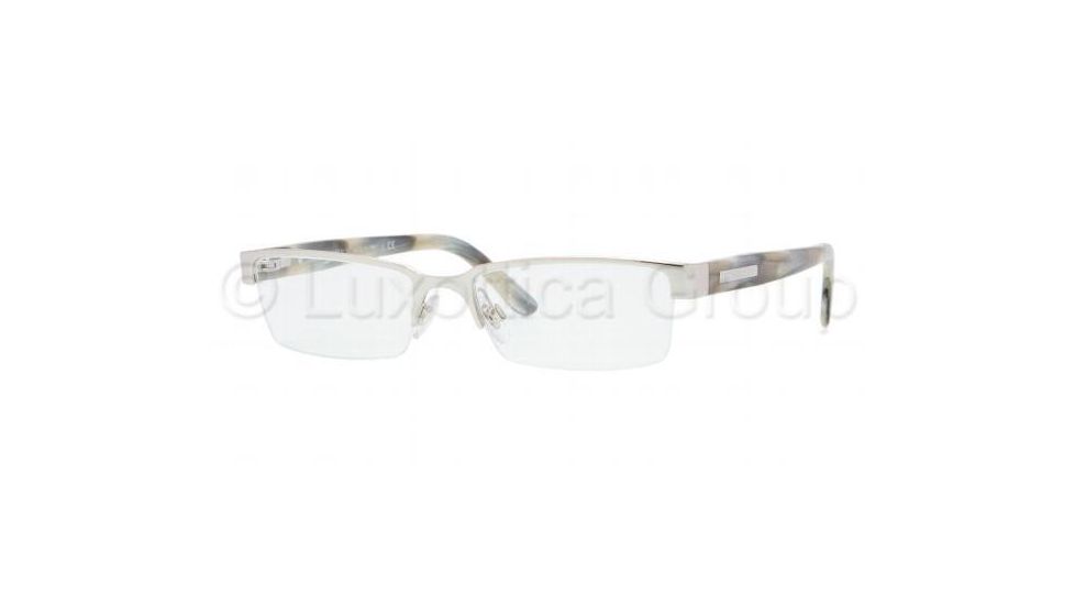 Burberry BE1156 SV Prescription Eyeglasses Silver Frame / 52 mm Prescription Lenses, 1005-5217