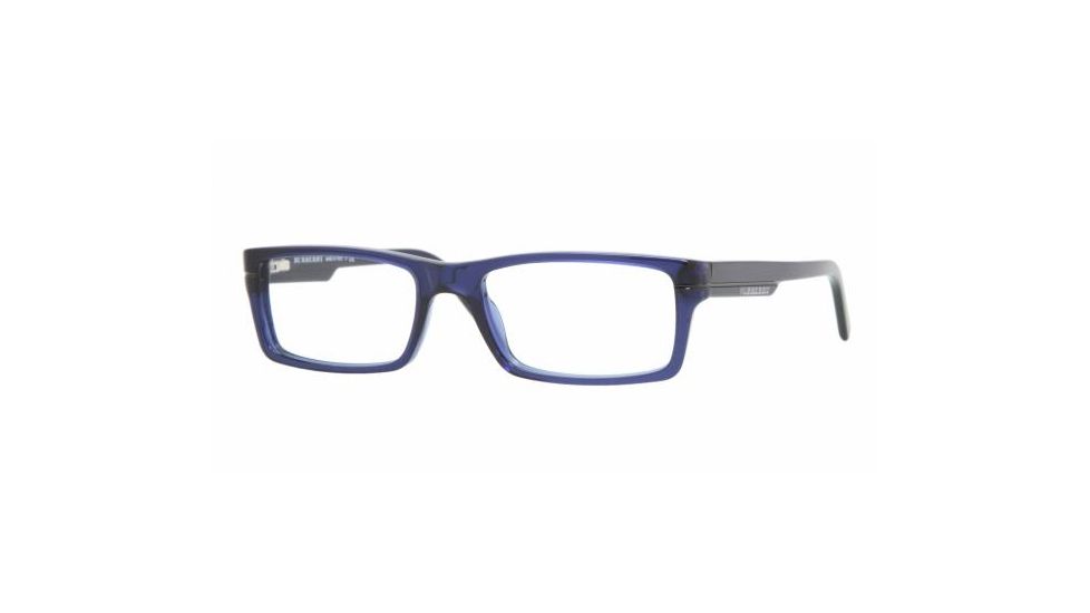 Burberry BE2079 Bifocal Eyeglasses, Dark Blue Transparent Frame / 52 mm Prescription Lenses, 3092-5217