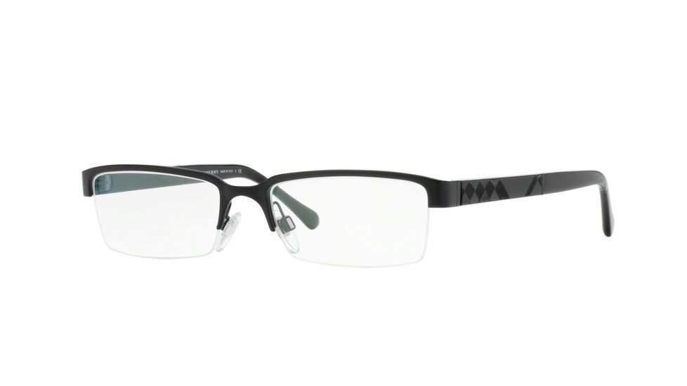 Burberry BE1267 Bifocal Prescription Eyeglasses 1007-55 - Matte Black Frame