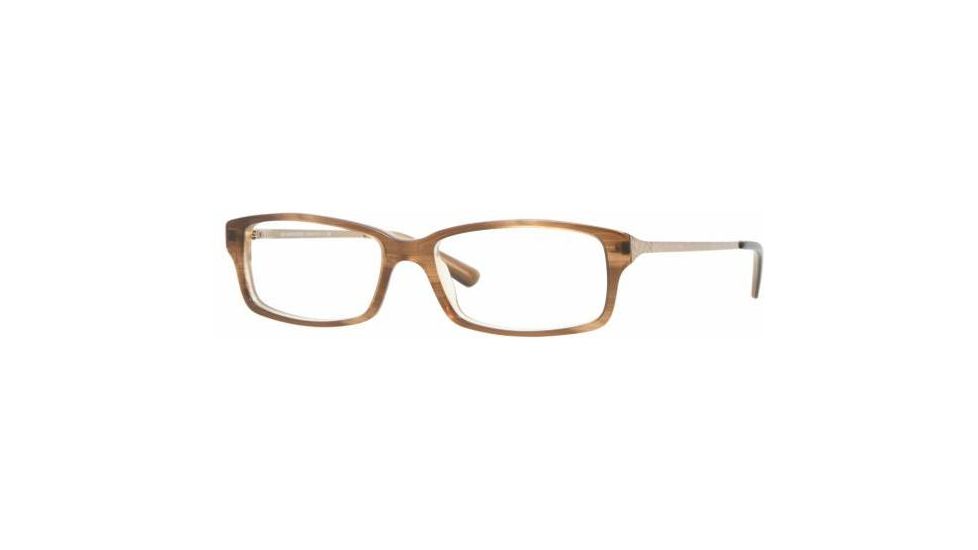 Burberry BE2075 #3083 - Brown Striped On Beige Demo Lens Frame