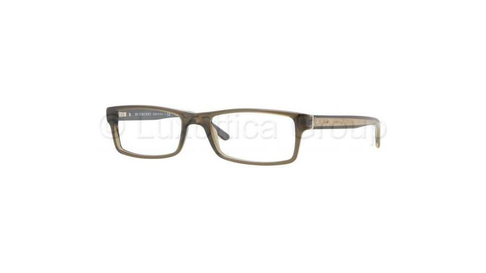 Burberry BE2105 Bifocal Prescription Eyeglasses 3288-5217 - Olive Green Frame