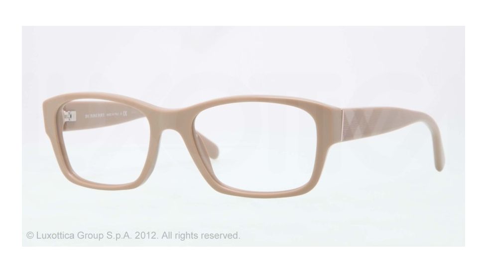 Burberry BE2127 Eyeglass Frames 3376-54 - Hazelnut Frame, Demo Lens Lenses