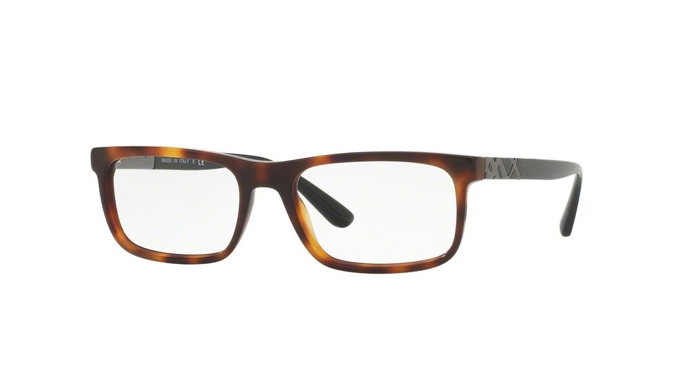 Burberry BE2240F Eyeglass Frames 3627-55 - Havana Frame