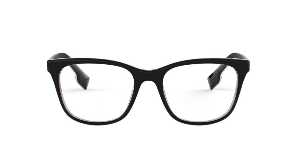 Burberry BE2284F Bifocal Prescription Eyeglasses, 53mm, Top Black On Vintage Check, BE2284F-3764-53-BI