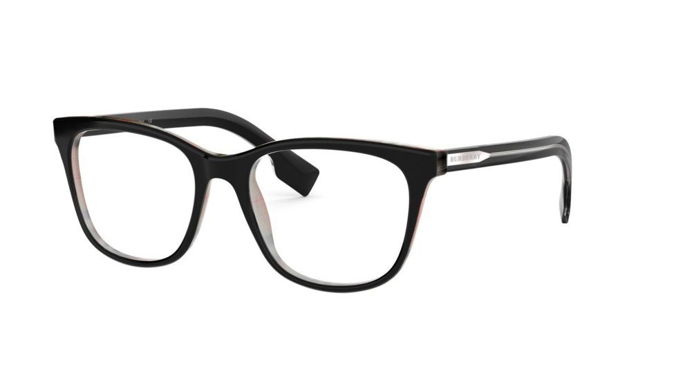 Burberry BE2284F Bifocal Prescription Eyeglasses, 53mm, Top Black On Vintage Check, BE2284F-3764-53-BI