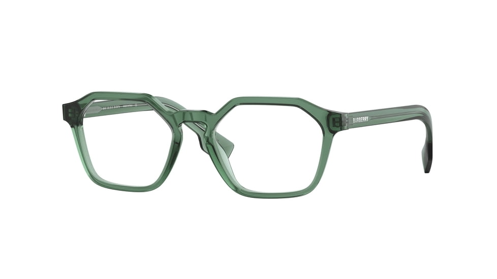 Burberry BE2294 Eyeglass Frames 3776-49 - Transparent Green