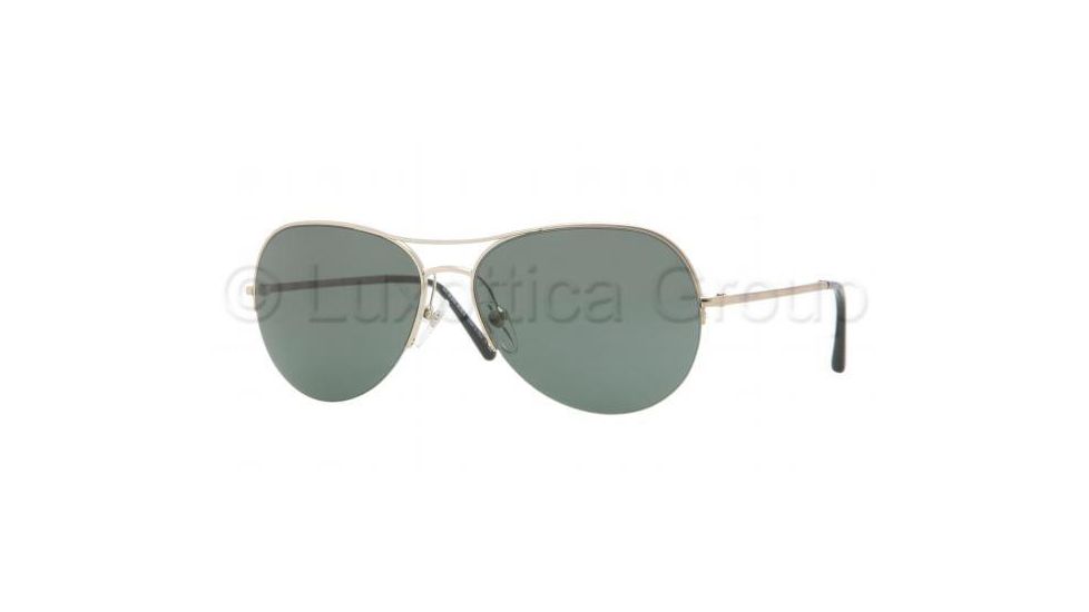 Burberry BE3060 Sunglasses 114571-5715 - Gold Frame, Green Lenses