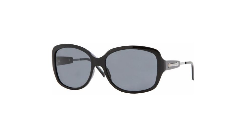 Burberry BE4049 SV Prescription Sunglasses - Shiny Black Frame / 58 mm Prescription Lenses, 300187-5815