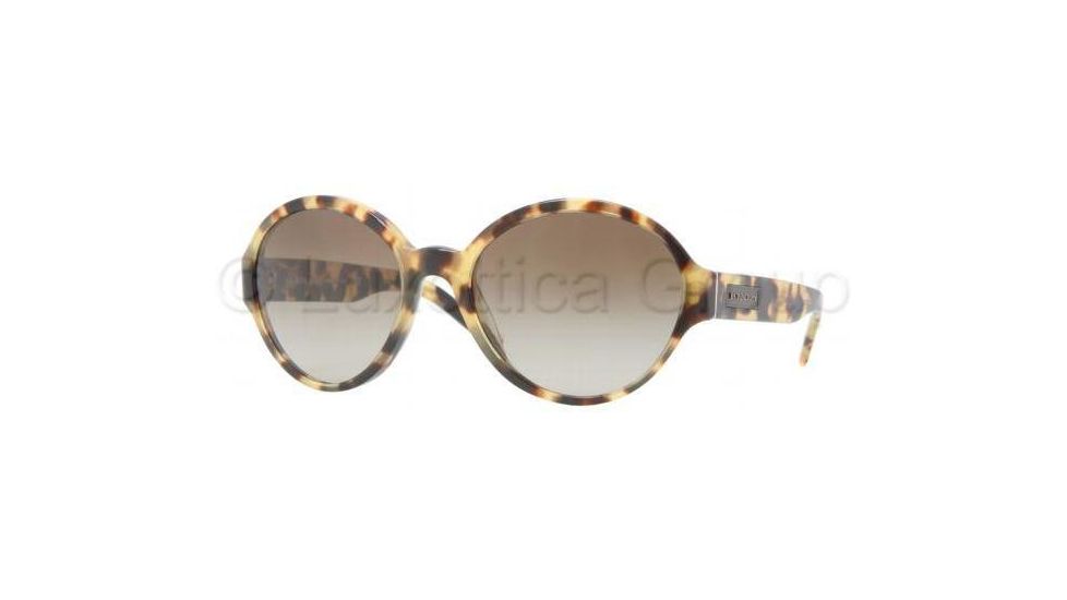 Burberry BE4111 Sunglasses 327813-5619 - Light Havana Frame, Brown Gradient Lenses