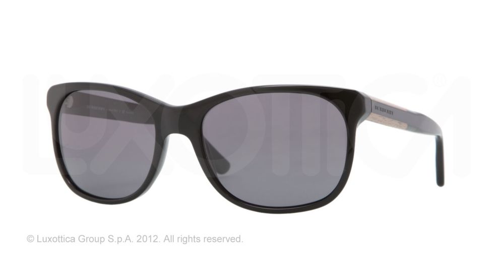 Burberry BE4123 Bifocal Prescription Sunglasses BE4123-300181-57 - Lens Diameter 57 mm, Frame Color Black