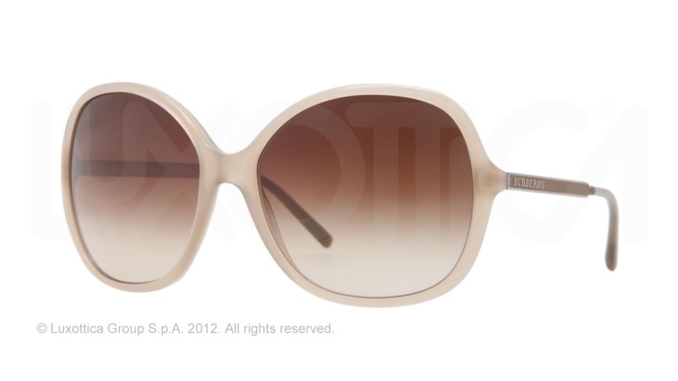 Burberry BE4126 Single Vision Prescription Sunglasses BE4126-335913-59 - Lens Diameter 59 mm, Frame Color Brown