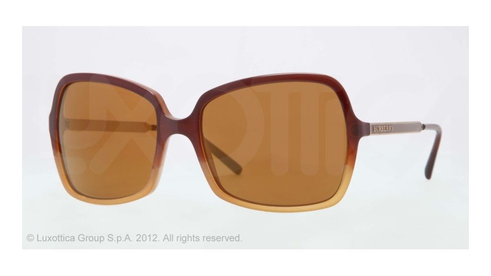 Burberry BE4127 Bifocal Prescription Sunglasses BE4127-33696H-57 - Lens Diameter 57 mm, Frame Color Brown Gradient Hazelnut