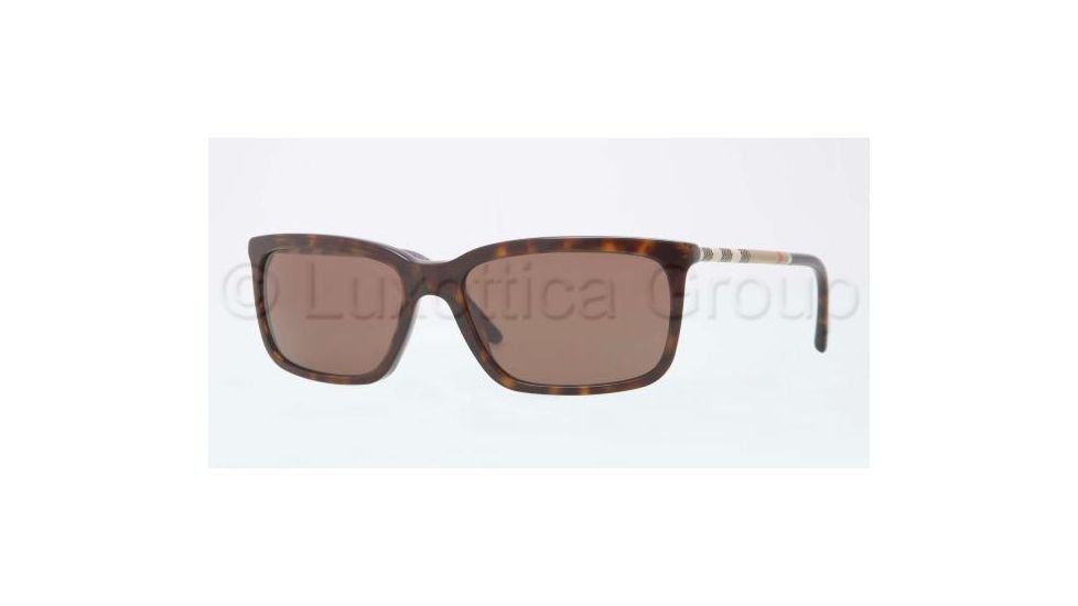 Burberry BE4137 Single Vision Prescription Sunglasses BE4137-300273-5717 - Lens Diameter 57 mm, Frame Color Dark Havana