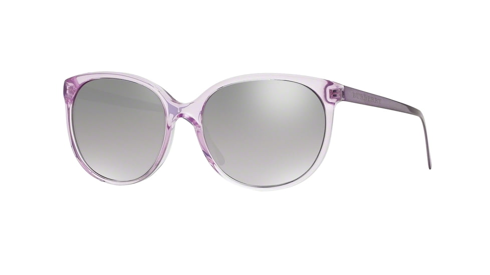 Burberry BE4146 Single Vision Prescription Sunglasses BE4146-34816V-55 - Lens Diameter 55 mm, Frame Color Lilac