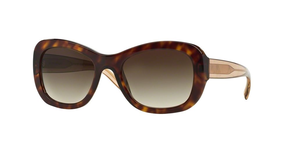 Burberry BE4189 Progressive Prescription Sunglasses BE4189-350613-54 - Lens Diameter 54 mm, Frame Color Dark Havana