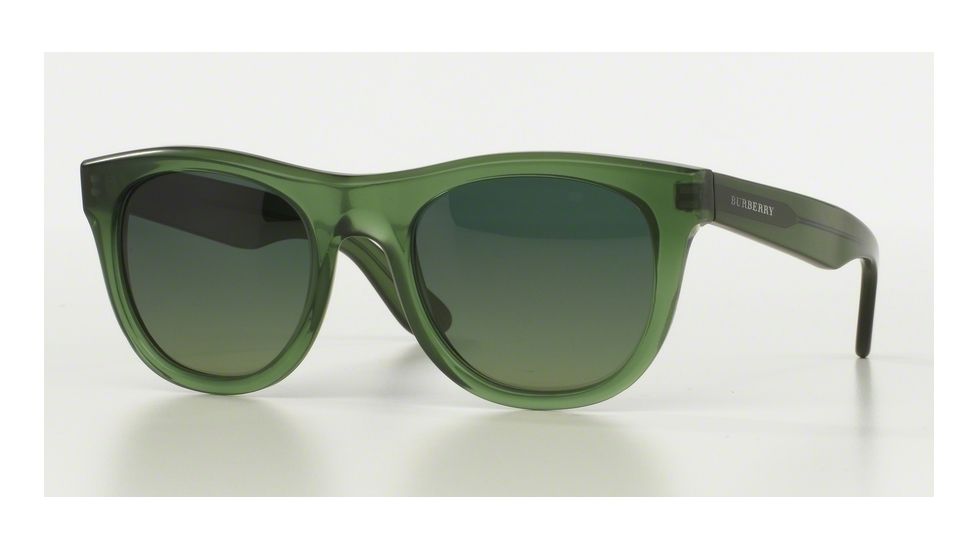 Burberry BE4195F Progressive Prescription Sunglasses BE4195F-3531T4-52 - Lens Diameter 52 mm, Frame Color Matte Green