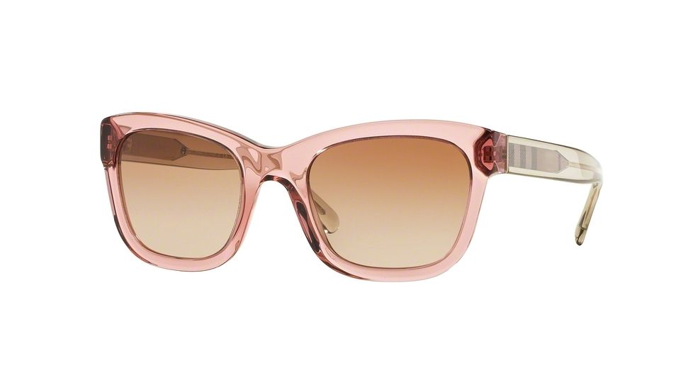 Burberry BE4209 Progressive Prescription Sunglasses BE4209-356513-52 - Lens Diameter 52 mm, Frame Color Pink