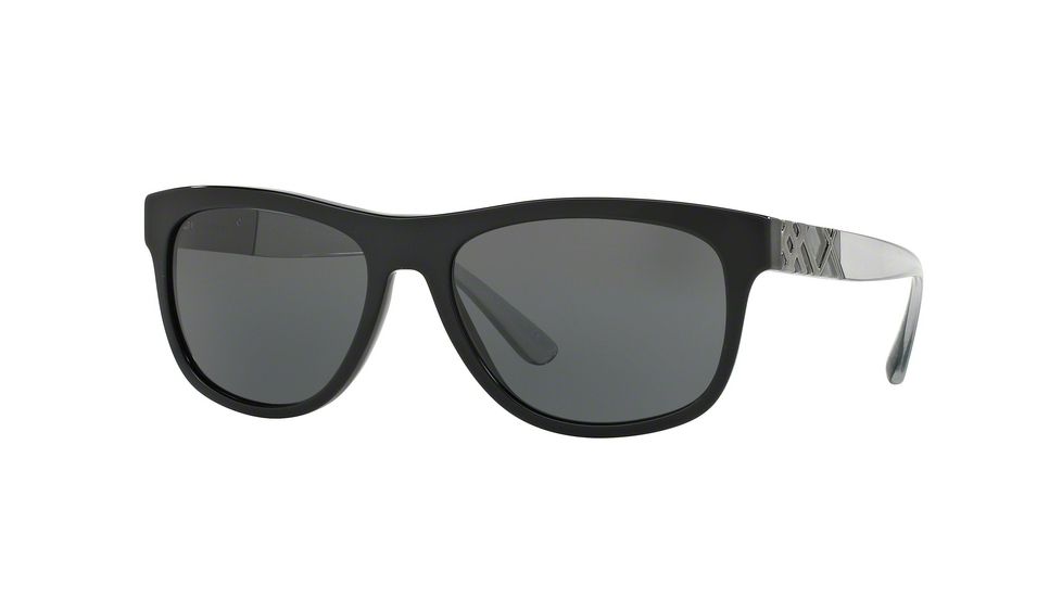 Burberry BE4234 Progressive Prescription Sunglasses BE4234-300187-57 - Lens Diameter 57 mm, Frame Color Black