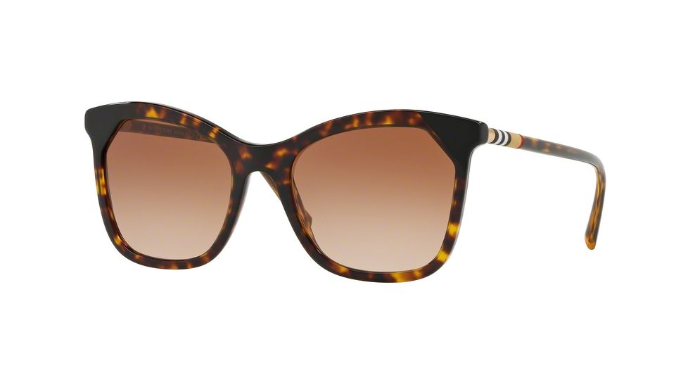 Burberry BE4263F Progressive Prescription Sunglasses BE4263F-370813-54 - Lens Diameter 54 mm, Frame Color Dark Havana / Black