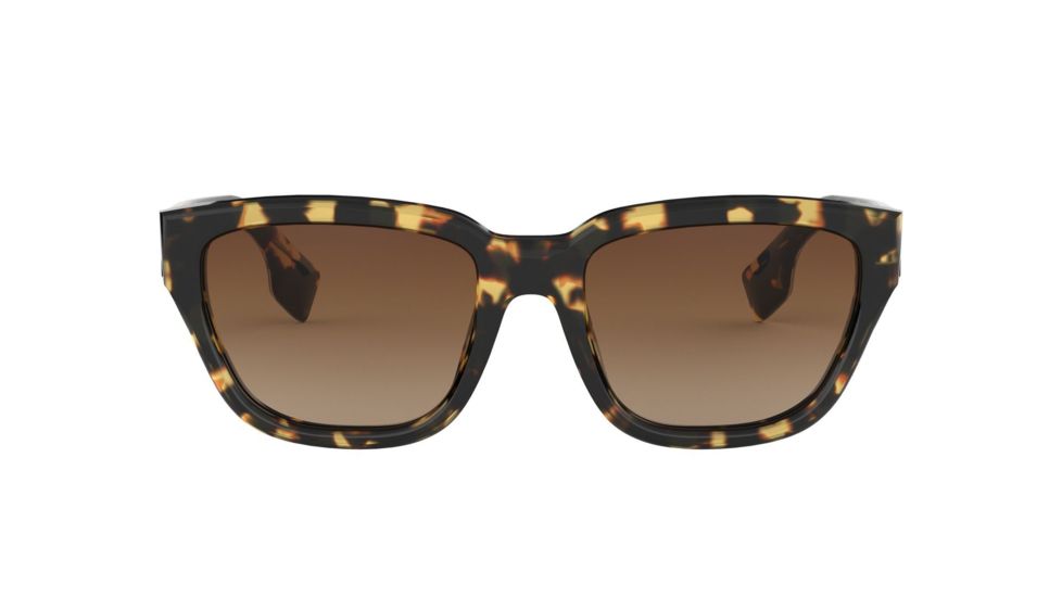 Burberry BE4277 Progressive Prescription Sunglasses, 54mm, Light Havana, BE4277-375913-54-PRO