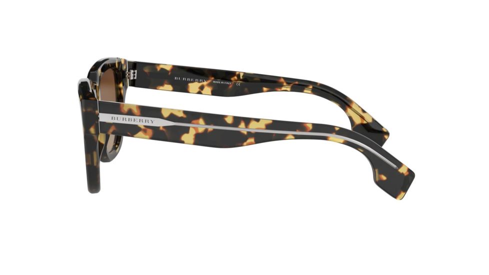 Burberry BE4277 Progressive Prescription Sunglasses, 54mm, Light Havana, BE4277-375913-54-PRO