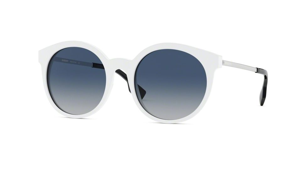 Burberry BE4296 Sunglasses 30074L-53 - , Light Grey Grad Light Blue Lenses