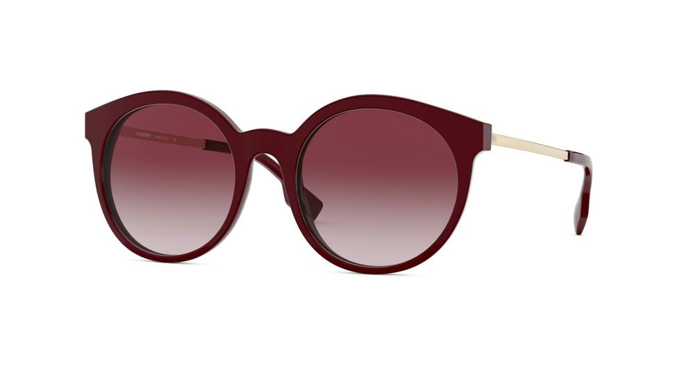 Burberry BE4296 Sunglasses 34038D-53 - , Clear Gradient Pink Lenses