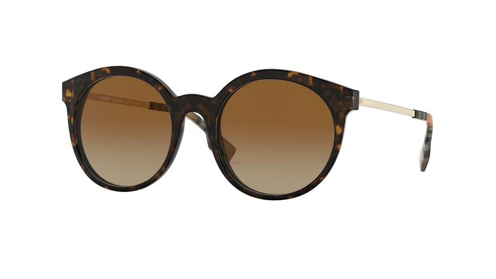 Burberry BE4296 Sunglasses 3816T5-53 - , Polar Brown Gradient Lenses