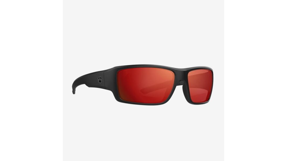 Magpul Industries Ascent Safety Glasses, Matte Black, Polarized Gray/Green Lens, Black/Gray/Green, One Size, 3879