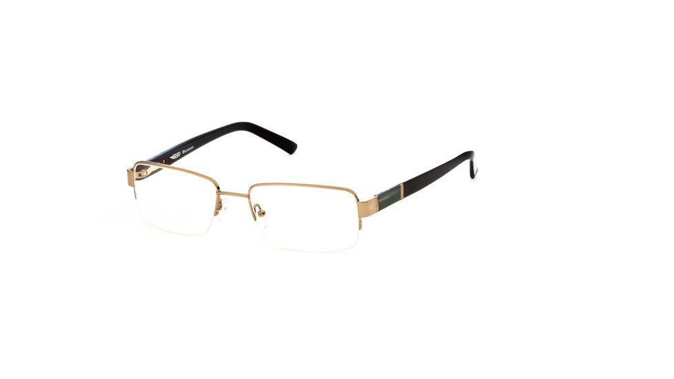 Calligraphy Collections F-370 SESC F37000 Progressive Prescription Eyeglasses - Col1 - Light Gold SESC F370005545 GO
