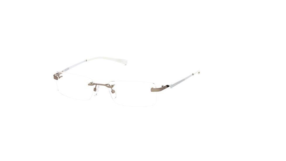 Calligraphy Collections F-390 SESC F39000 Single Vision Prescription Eyeglasses - Col3 - White SESC F390005435 WH
