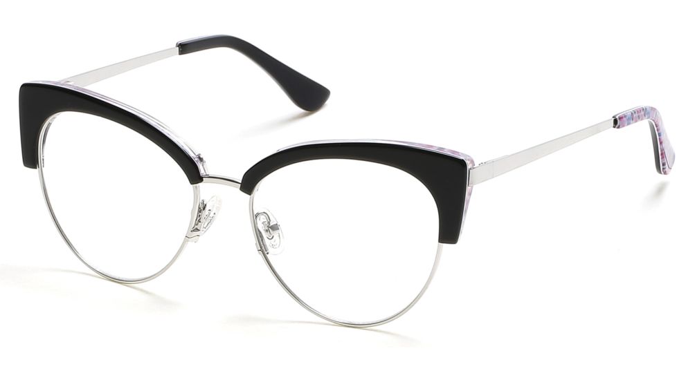Candies CA0172 Bifocal Prescription Eyeglasses - Shiny Black Frame, Shiny Black Lenses, 51 mm Lens Diameter CA017251001