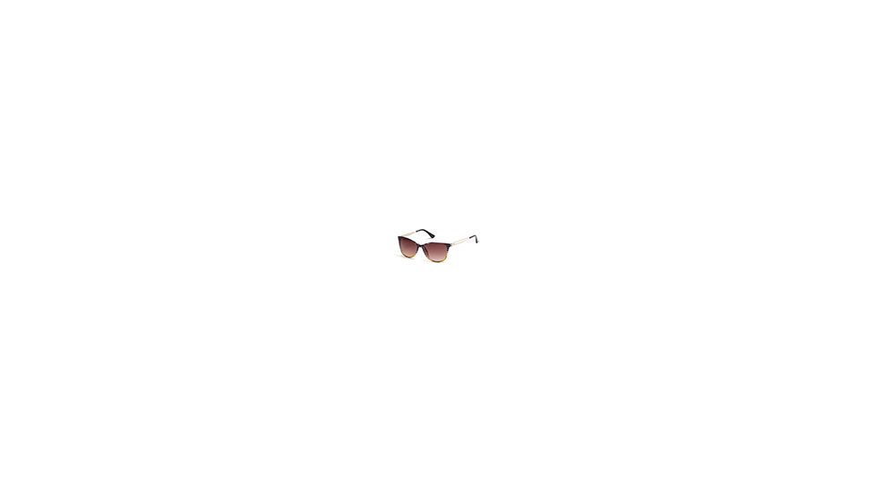 Candies CA1011 Sunglasses - Black Frame Color, Gradient Brown Lens Color