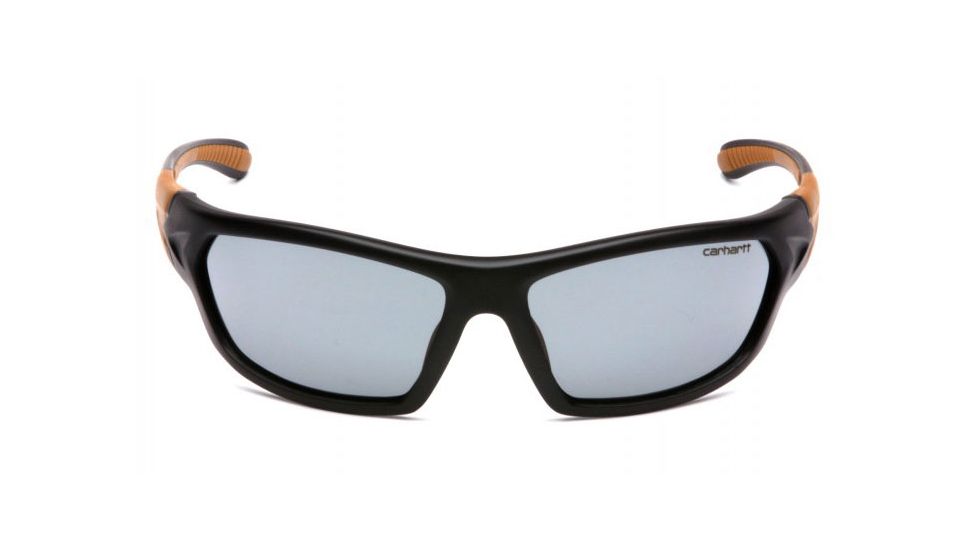 Carhartt Carbondale Safety Glasses w/Gray Lens, Black/Tan, CHB220DCC