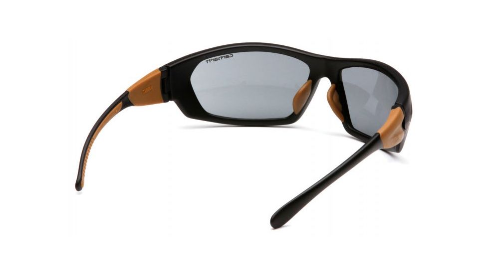 Carhartt Carbondale Safety Glasses w/Gray Lens, Black/Tan, CHB220DCC