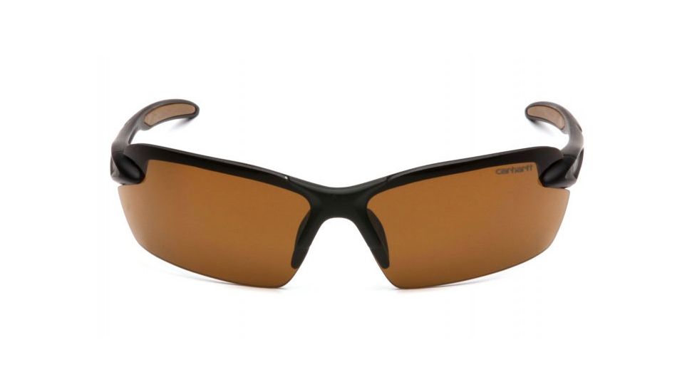 Carhartt Spokane Safety Glasses w/Bronze Lenses, Black, CHB318DCC