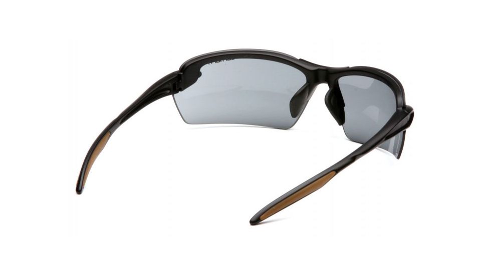 Carhartt Spokane Safety Glasses w/Gray Lenses, Black, CHB320DCC