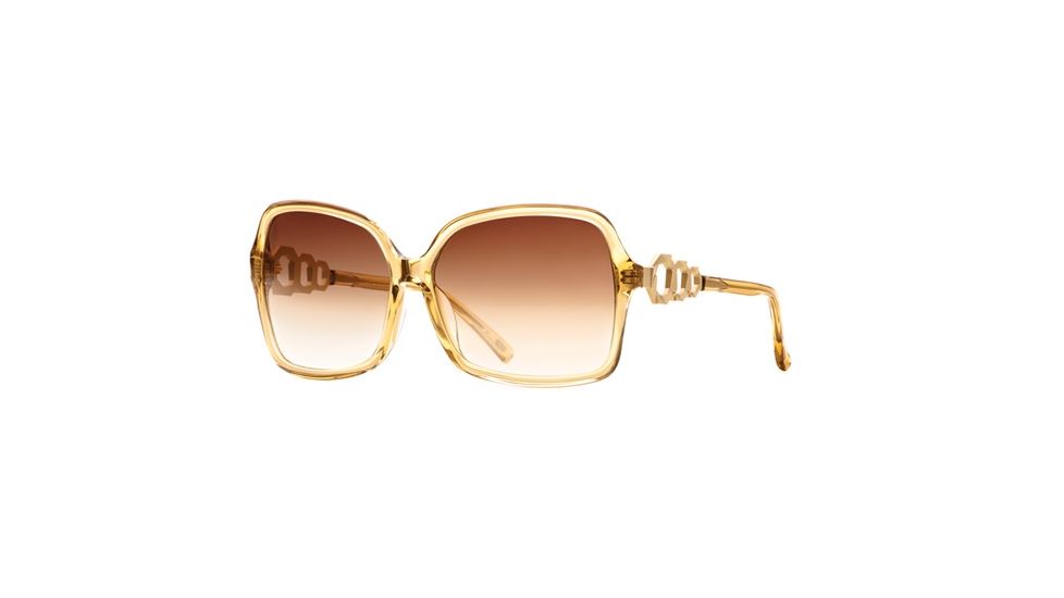 Carmen Marc Valvo CM Valentina SECM VALE06 Single Vision Prescription Sunglasses SECM VALE066030 TN - Frame Color Honey, Lens Diameter 68 mm