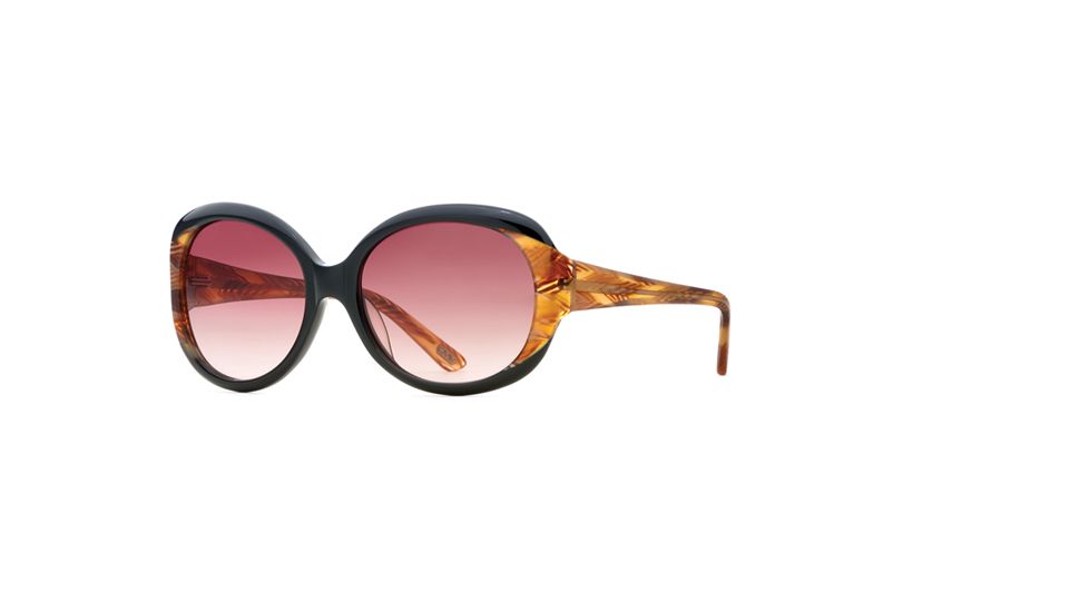Carmen Marc Valvo CM Angelique SECM ANGE06 Bifocal Prescription Sunglasses SECM ANGE065735 BK - Frame Color Black Amber, Lens Diameter 59 mm
