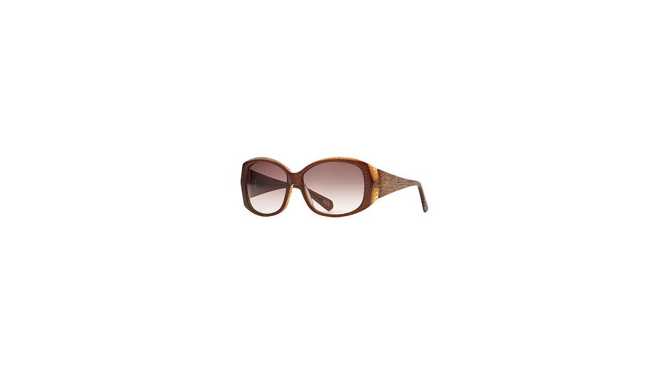 Carmen Marc Valvo CM Blanca SECM BLAN06 Progressive Prescription Sunglasses SECM BLAN065520 BN - Lens Diameter: 55 mm, Frame Color: Cocoa Brulee