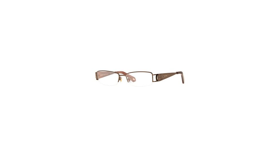Carmen Marc Valvo CM Elena SECM ELEN00 Single Vision Prescription Eyewear - Cognac SECM ELEN005030 BN