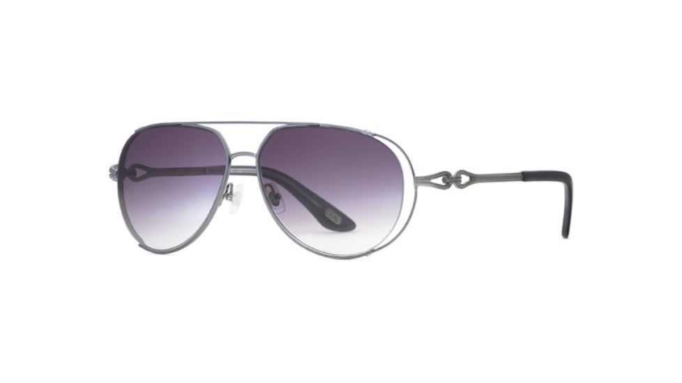 Carmen Marc Valvo CM Giada SECM GIAD06 Sunglasses - Oyster SECM GIAD065935 GM