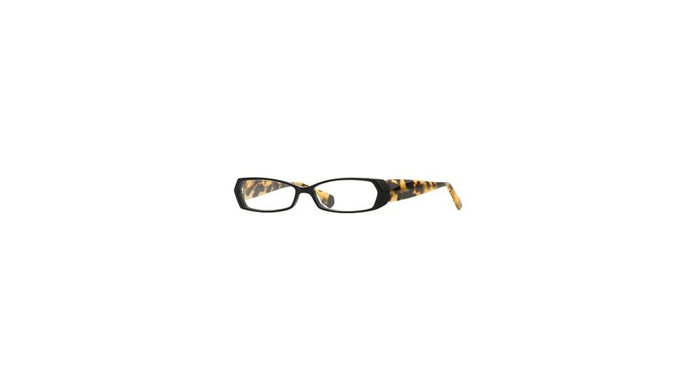 Carmen Marc Valvo CM Grable SECM GRAB00 Eyeglass Frames - Black Tortuga SECM GRAB005440 BK