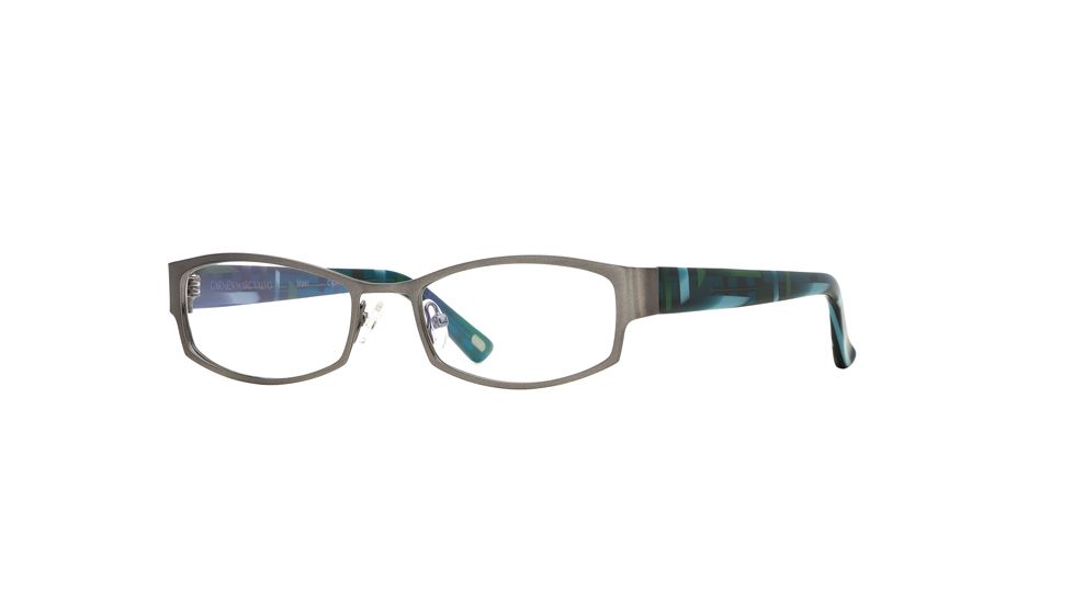 Carmen Marc Valvo CM Maki SECM MAKI00 Bifocal Prescription Eyeglasses - Graphite Blue SECM MAKI005540 GM