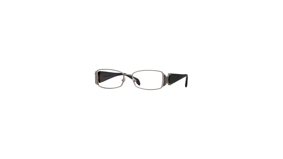 Carmen Marc Valvo CM Mila SECM MILA00 Bifocal Prescription Eyeglasses - Antique Silver SECM MILA005435 SV