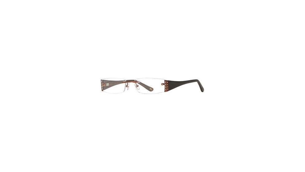 Carmen Marc Valvo CM Nina SECM NINA00 Bifocal Prescription Eyeglasses - Bombay Brown SECM NINA005435 BN
