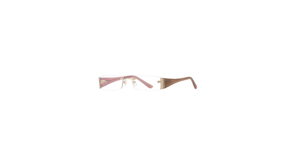 Carmen Marc Valvo CM Nina SECM NINA00 Bifocal Prescription Eyeglasses - Gold Tulip SECM NINA005435 GO
